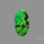 Rare Natural Green Hubei Turquoise Cabochon