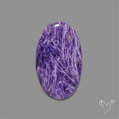 Charoite Cabochon Top Grade Material Deep Purple