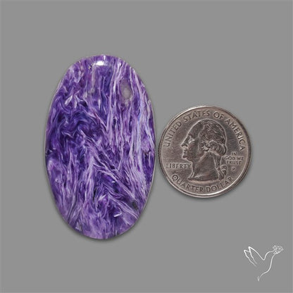 Charoite Cabochon Top Grade Material Deep Purple