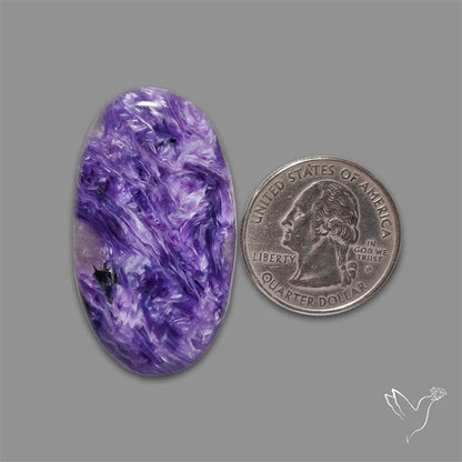 Charoite Cabochon Top Grade Material Deep Purple