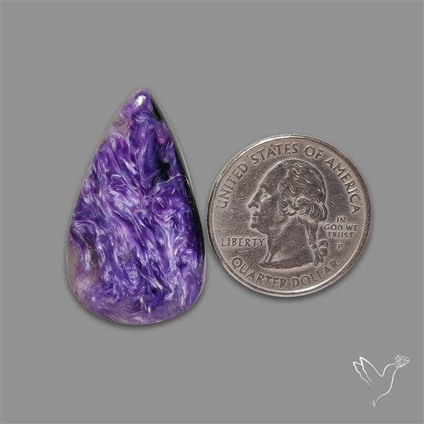 Charoite Cabochon Top Grade Material Deep Purple