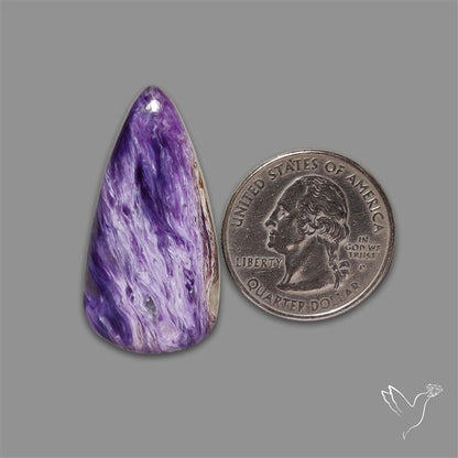 Charoite Cabochon Top Grade Material Deep Purple