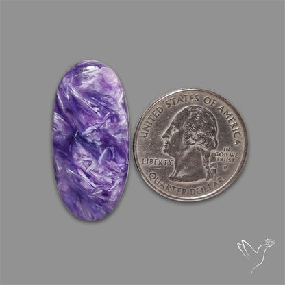Charoite Cabochon Top Grade Material Deep Purple