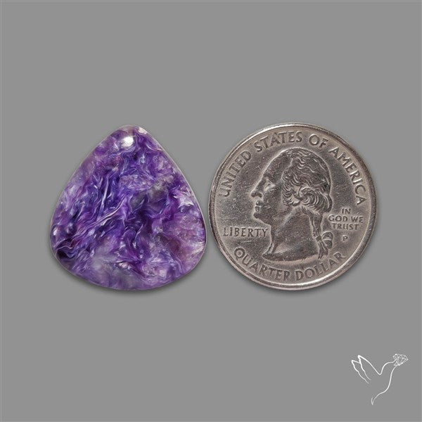 Charoite Cabochon Top Grade Material Deep Purple