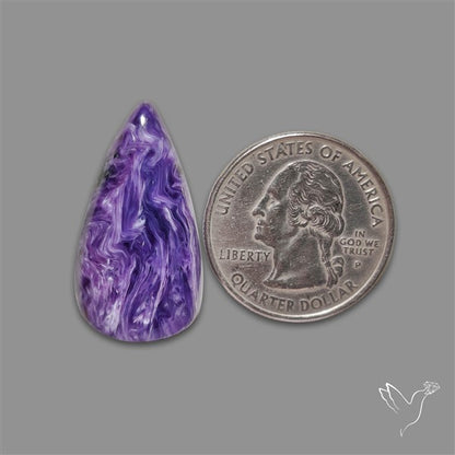 Charoite Cabochon Top Grade Material Deep Purple