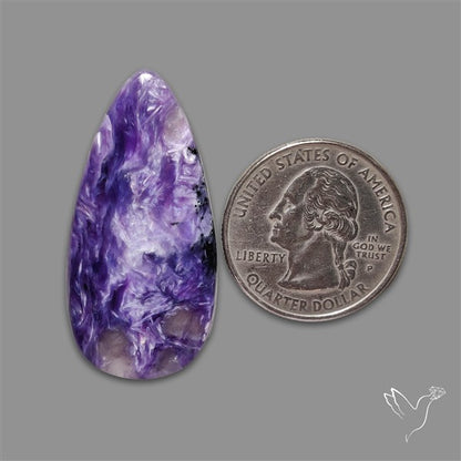Charoite Cabochon Top Grade Material Deep Purple