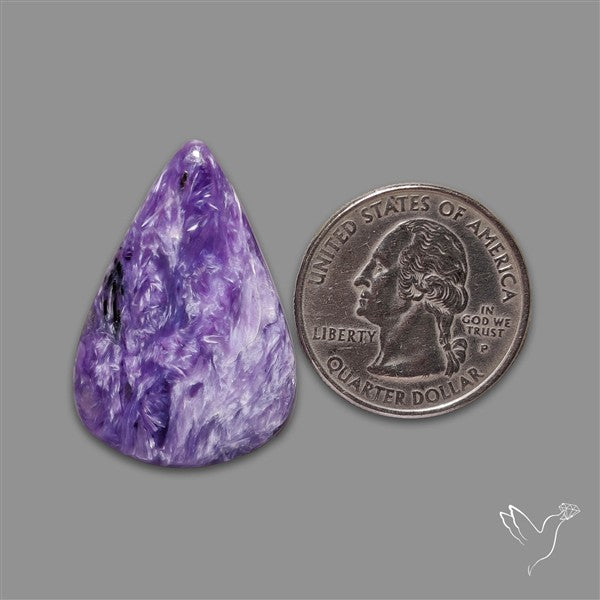 Charoite Cabochon Top Grade Material Deep Purple