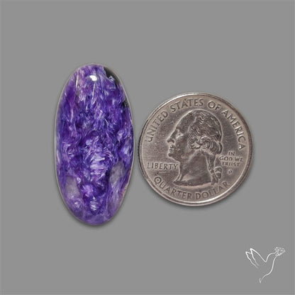 Charoite Cabochon Top Grade Material Deep Purple