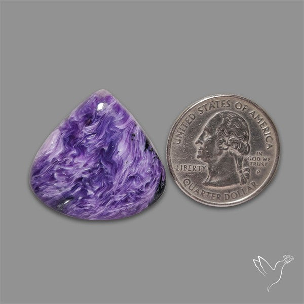 Charoite Cabochon Top Grade Material Deep Purple