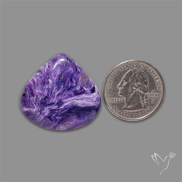Charoite Cabochon Top Grade Material Deep Purple