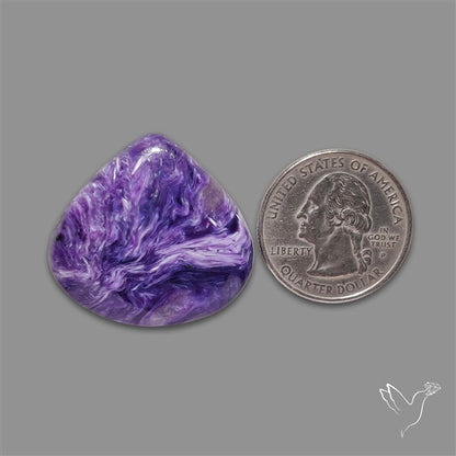 Charoite Cabochon Top Grade Material Deep Purple
