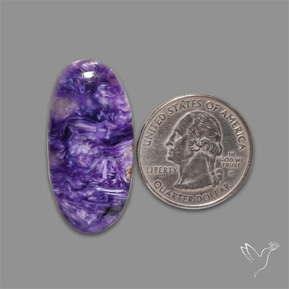 Charoite Cabochon Top Grade Material Deep Purple