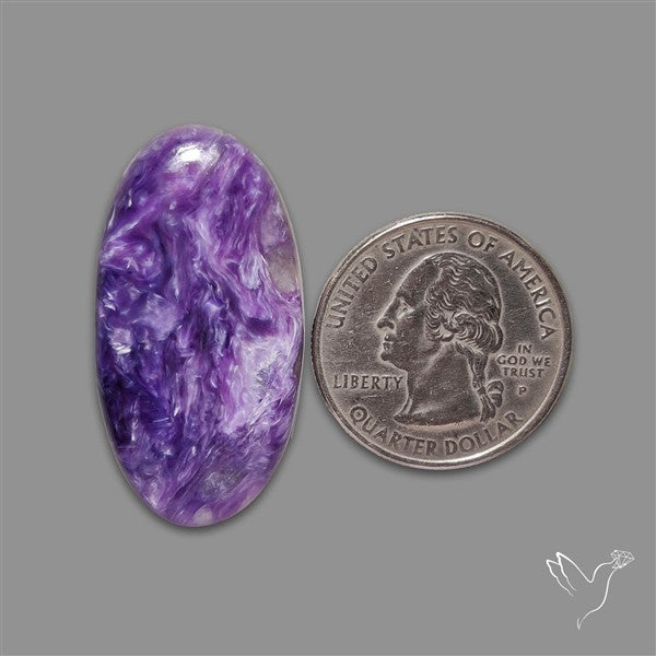 Charoite Cabochon Top Grade Material Deep Purple