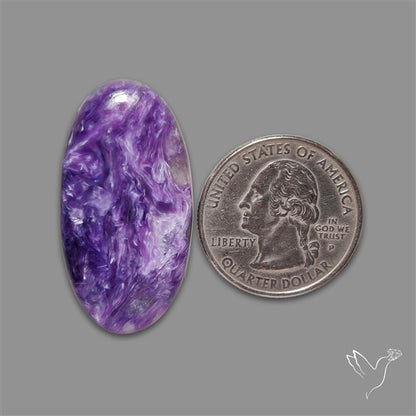 Charoite Cabochon Top Grade Material Deep Purple
