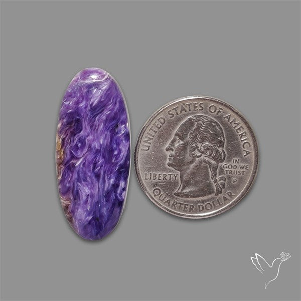 Charoite Cabochon Top Grade Material Deep Purple
