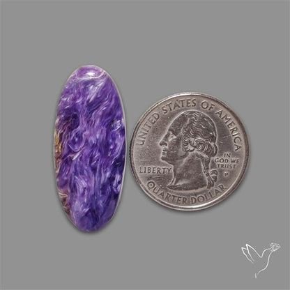 Charoite Cabochon Top Grade Material Deep Purple