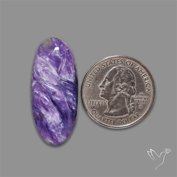 Charoite Cabochon Top Grade Material Deep Purple