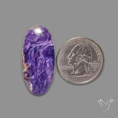 Charoite Cabochon Top Grade Material Deep Purple