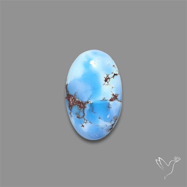 Rare Golden Hill Turquoise Cabochon (backed)