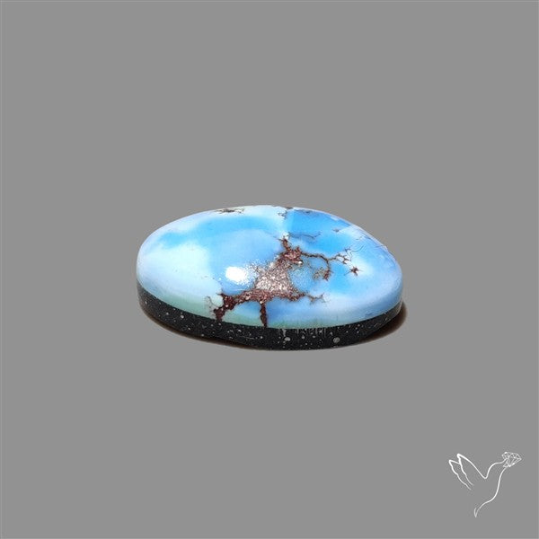 Rare Golden Hill Turquoise Cabochon (backed)