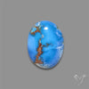 Rare Golden Hill Turquoise Cabochon