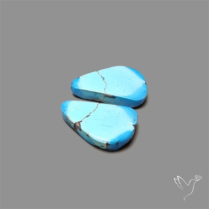 Rare Golden Hill Turquoise Pair