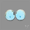 Rare Large Golden Hill Turquoise Pair