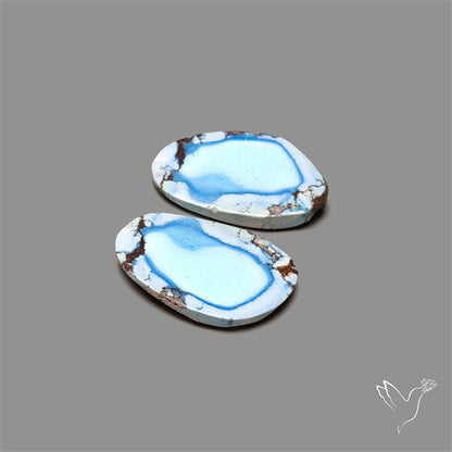 Rare Large Golden Hill Turquoise Pair