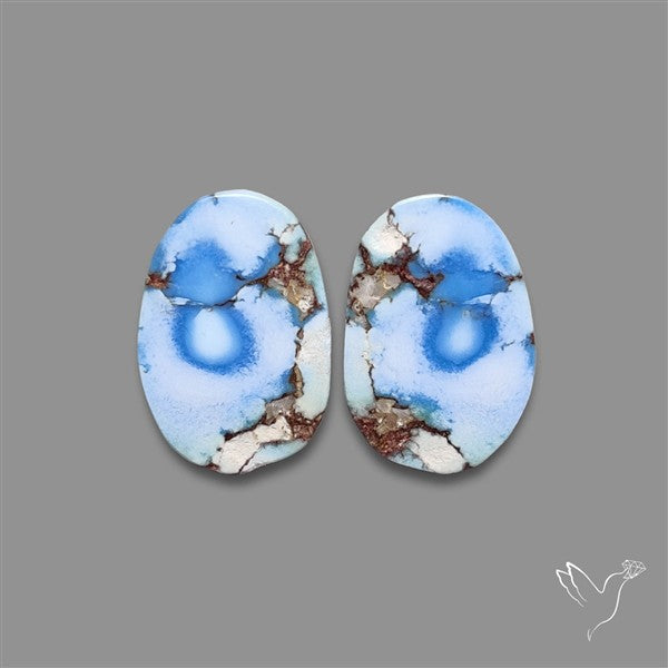 Rare Golden Hill Turquoise Pair