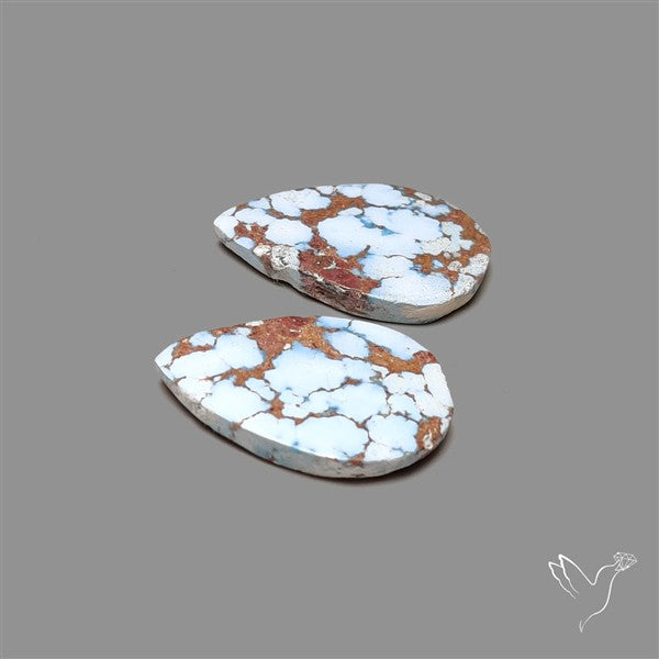 Rare Large Golden Hill Turquoise Pair