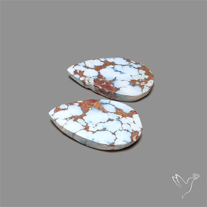 Rare Large Golden Hill Turquoise Pair