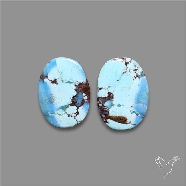Rare Golden Hill Turquoise Pair