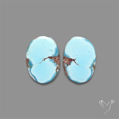 Rare Golden Hill Turquoise Pair