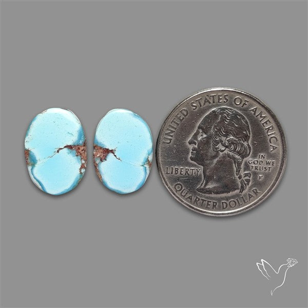 Rare Golden Hill Turquoise Pair