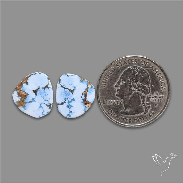 Rare Golden Hill Turquoise Pair