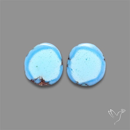 Rare Golden Hill Turquoise Pair