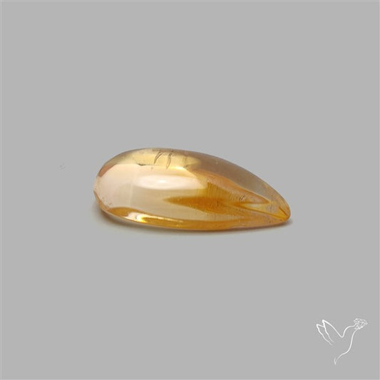 Bicolor Citrine Cabochon High Domed