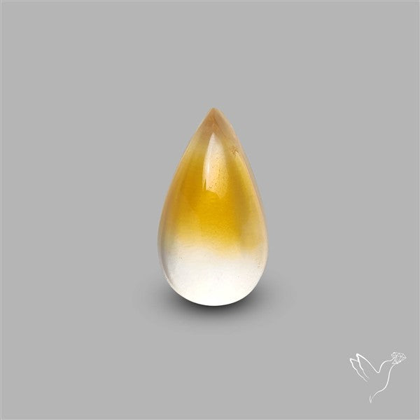 Bicolor Citrine Cabochon High Domed