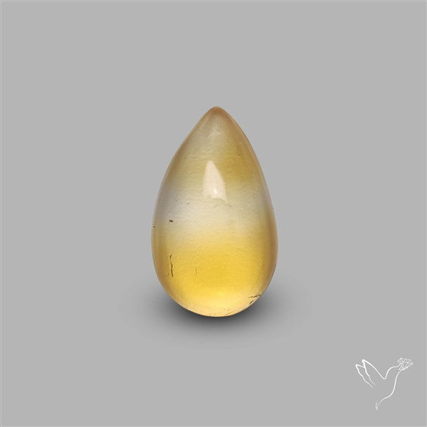 Bicolor Citrine Cabochon High Domed