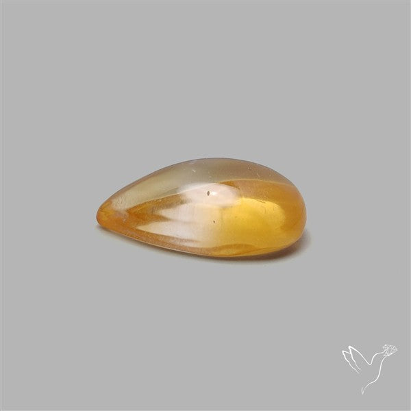Bicolor Citrine Cabochon High Domed
