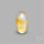 Bicolor Citrine Cabochon High Domed