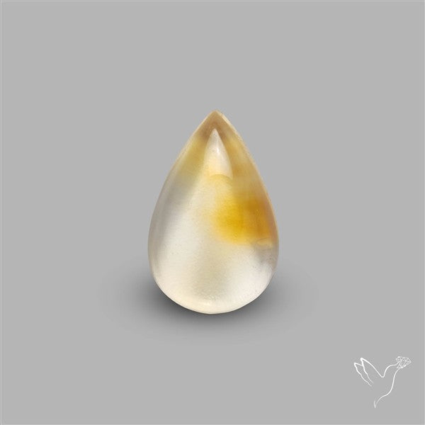 Bicolor Citrine Cabochon High Domed