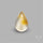 Bicolor Citrine Cabochon High Domed