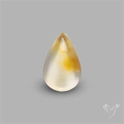 Bicolor Citrine Cabochon High Domed