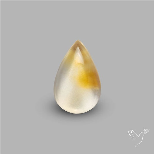 Bicolor Citrine Cabochon High Domed