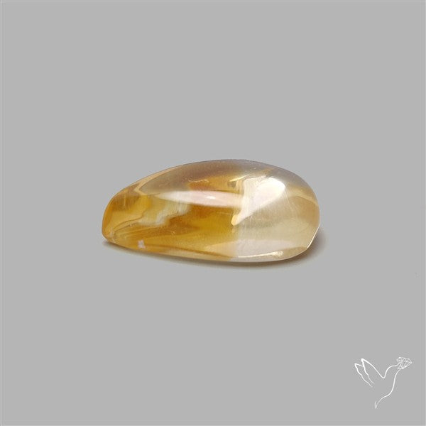 Bicolor Citrine Cabochon High Domed