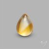 Bicolor Citrine Cabochon High Domed