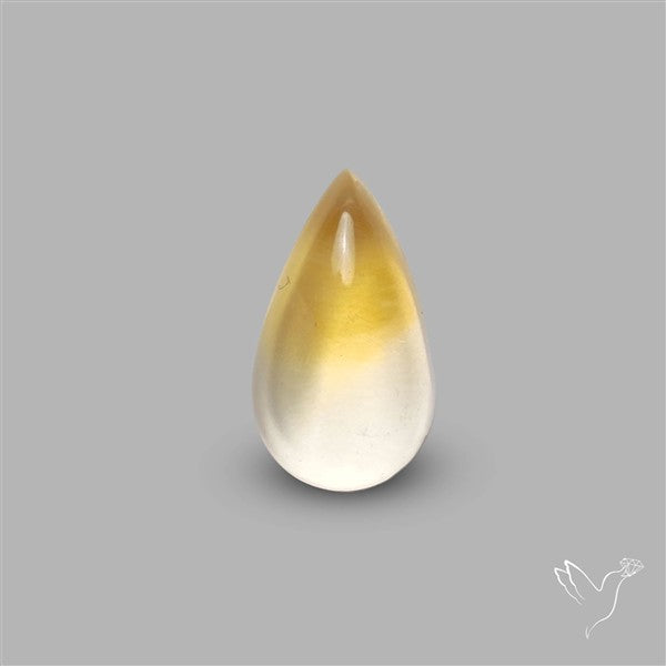 Bicolor Citrine Cabochon High Domed