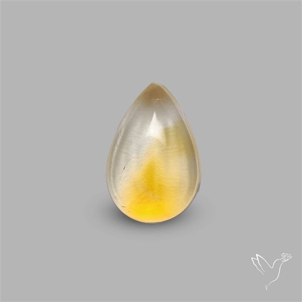 Bicolor Citrine Cabochon High Domed