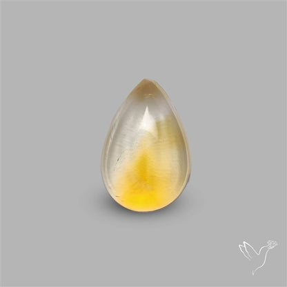 Bicolor Citrine Cabochon High Domed